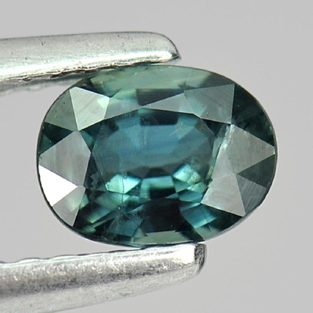 greenish blue sapphire - Thailand