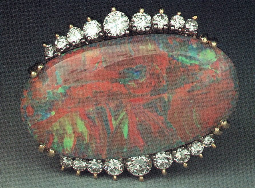 Black Opal ring 2 - opal gems