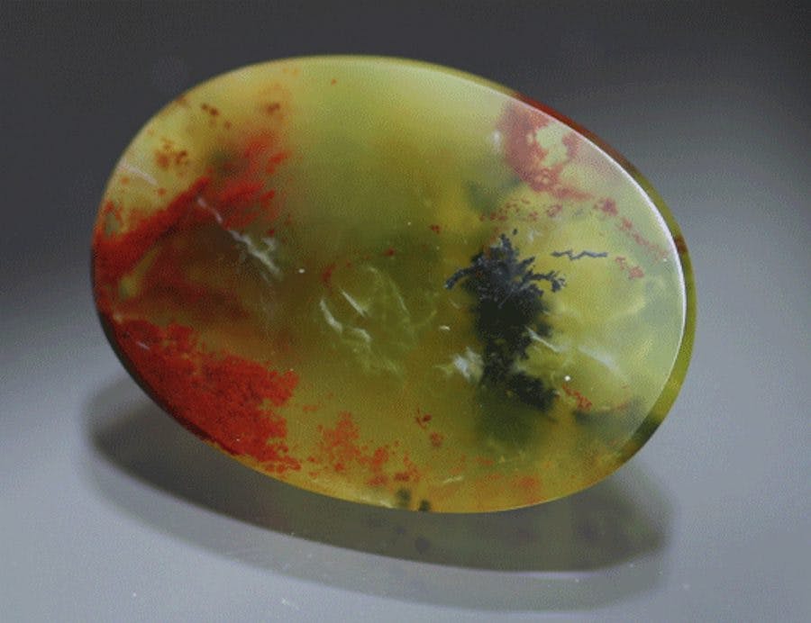 yellow opal, Brazil - opal gems