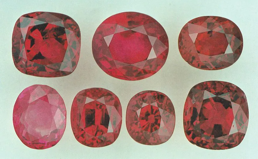 rubies - Thailand and Myanmar