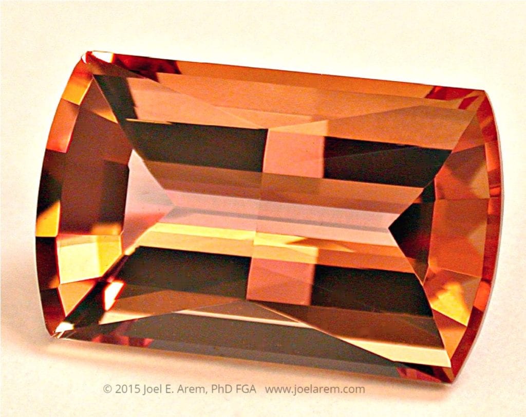 custom-cut imperial topaz - Brazil