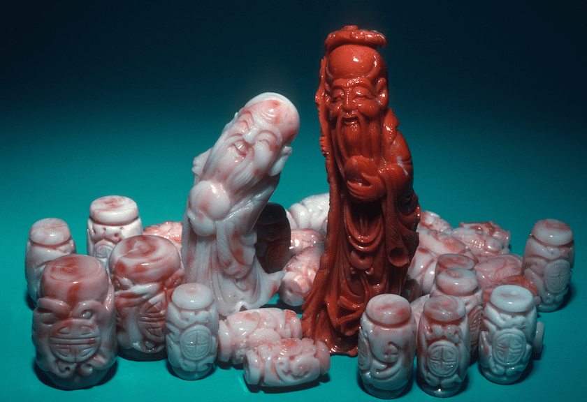 coral carvings