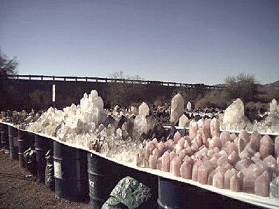 A View of the Quartzsite Gem Shows