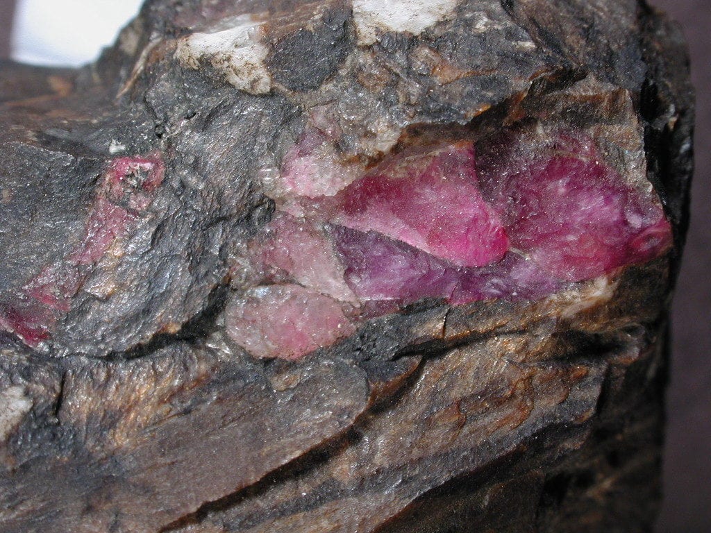 sugilite and unknown mineral - Australia