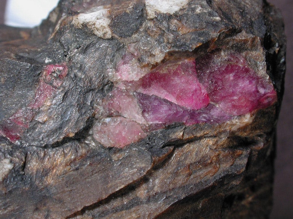 sugilite and unknown mineral - Australia