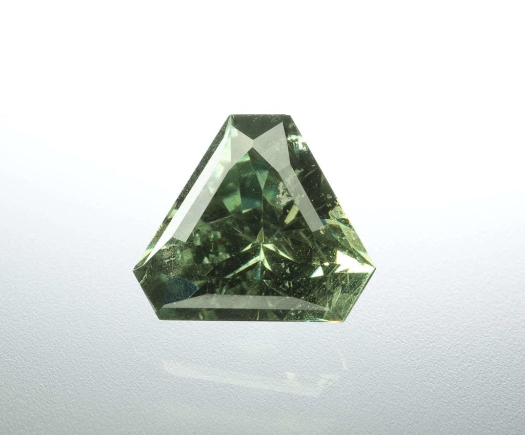 trilliant-cut demantoid - Madagascar