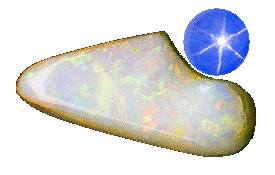 Carving opals - finished opal digital gem pairing