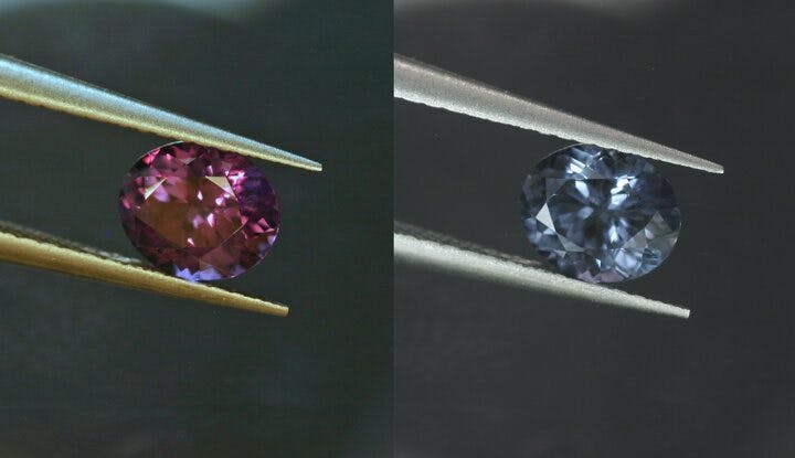 color change garnets - phenomenal gems