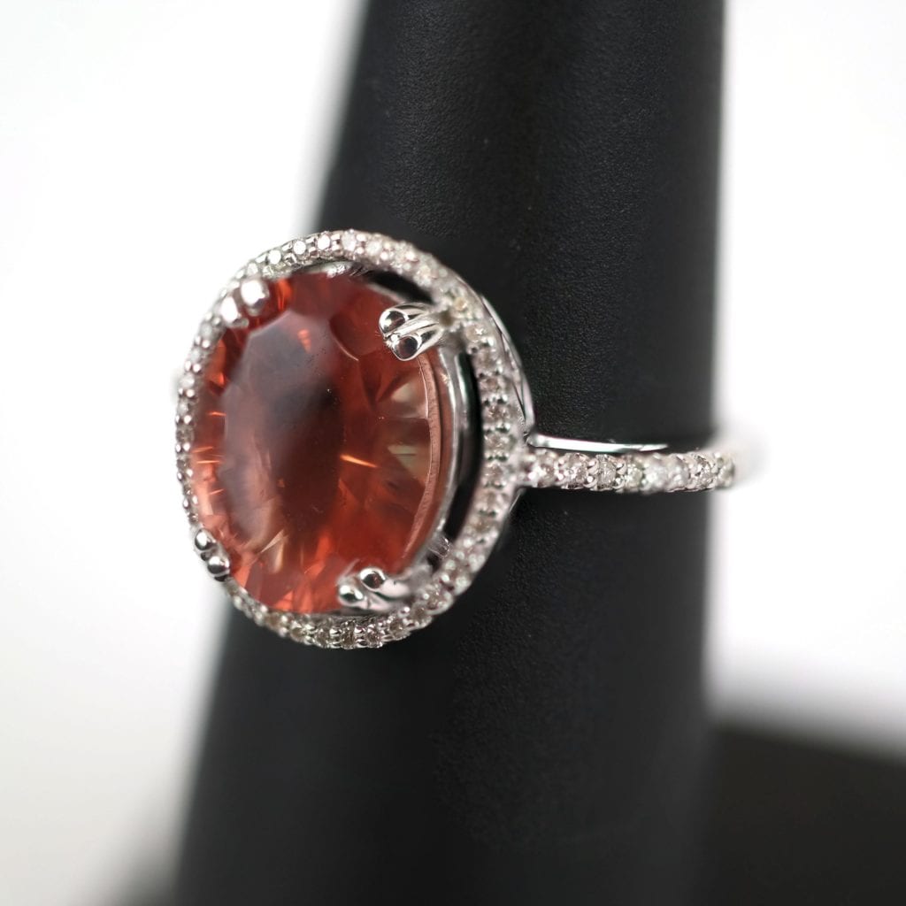 Oregon sunstone ring