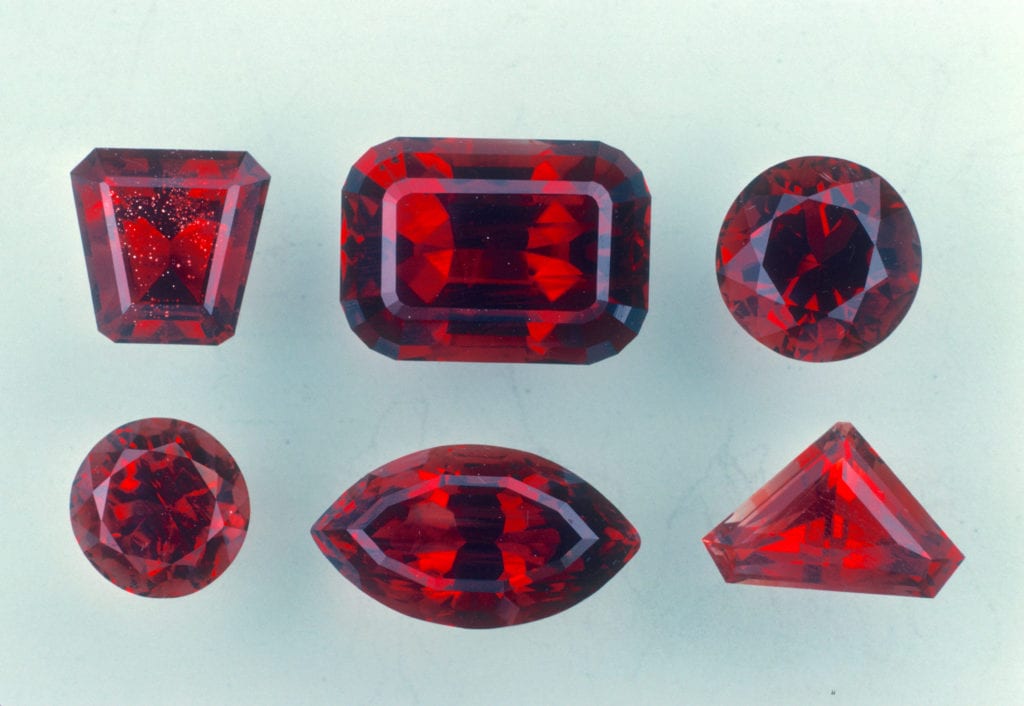 Oregon sunstone - red colors