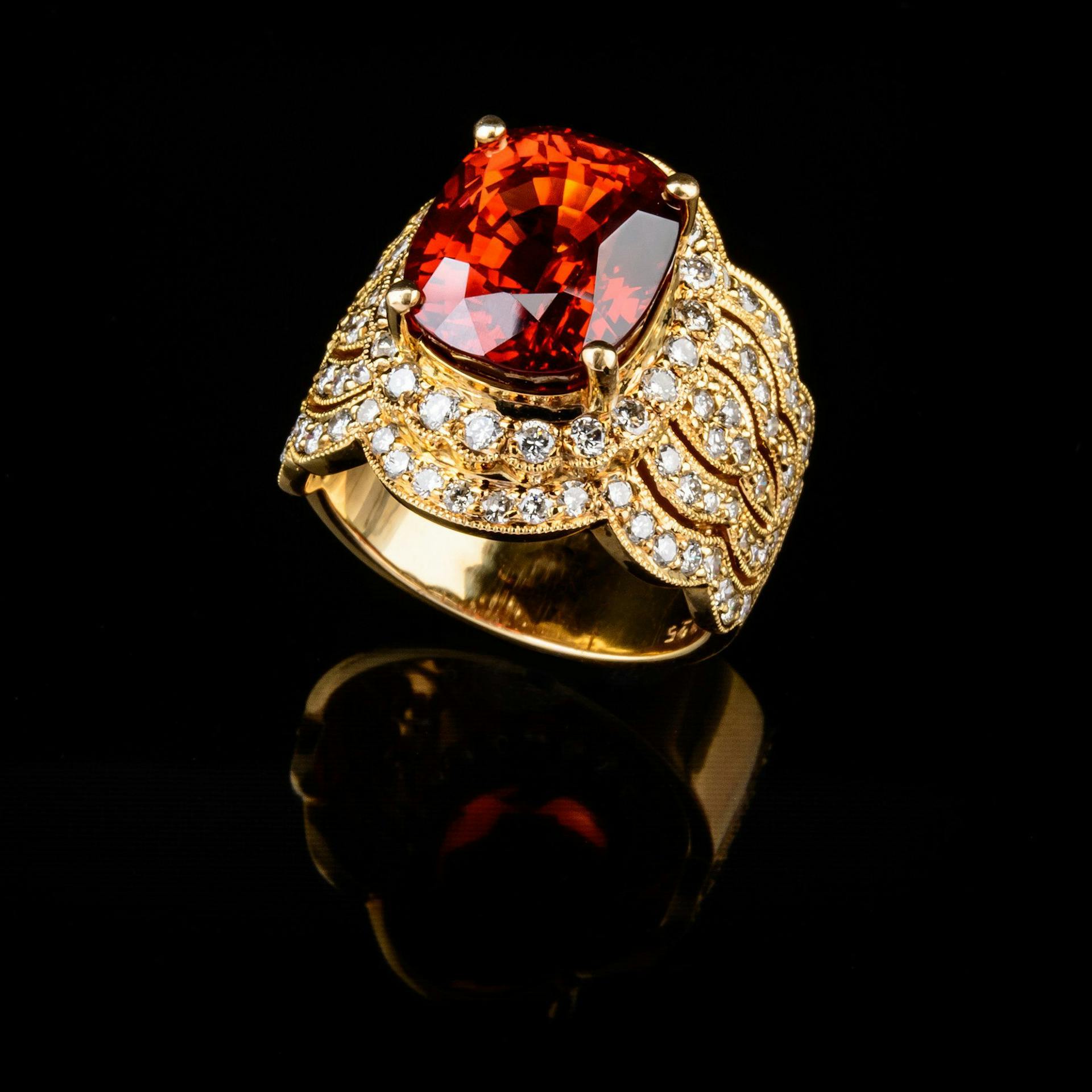 gemstone hardness - ruby ring