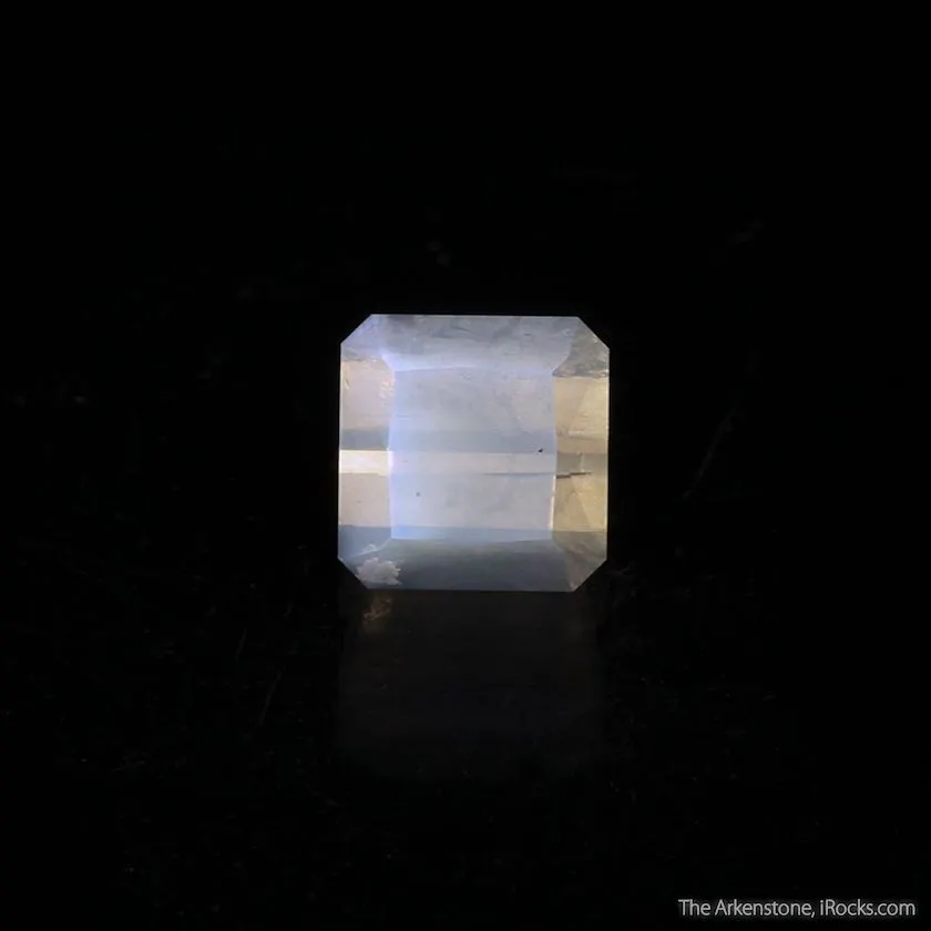 faceted moonstone - India