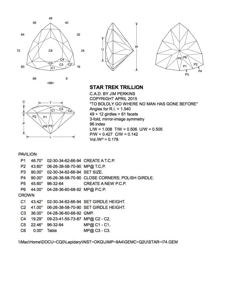 gem design - Star Trek trillion