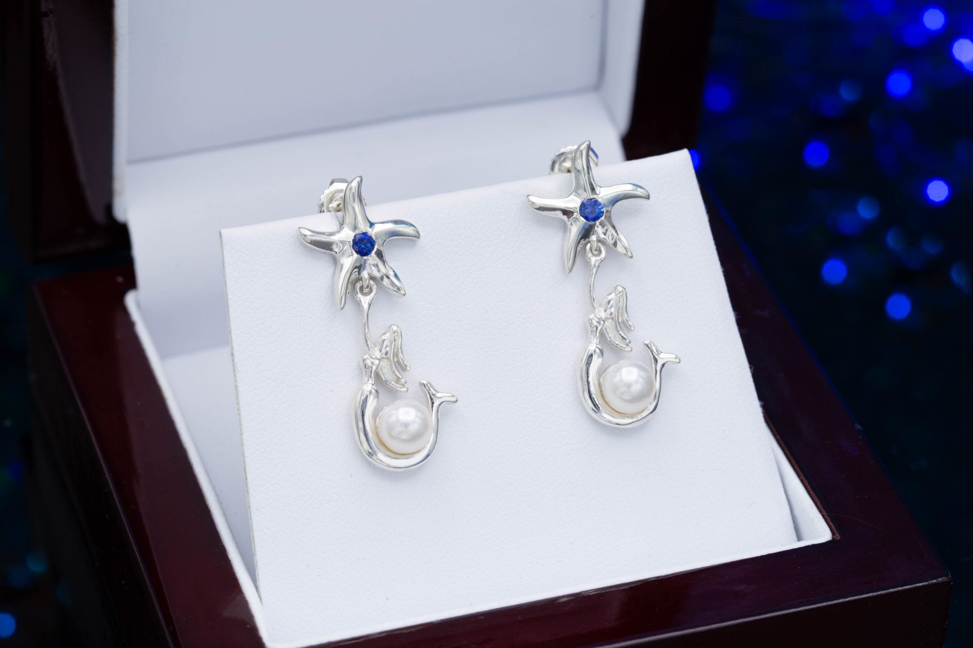 pearl earrings