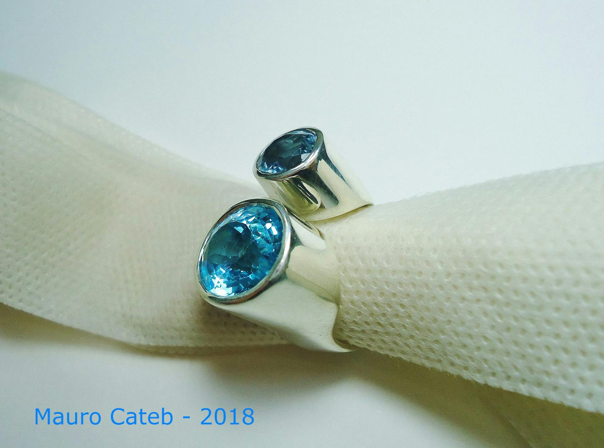 silver and topaz ring - introduction to gemology