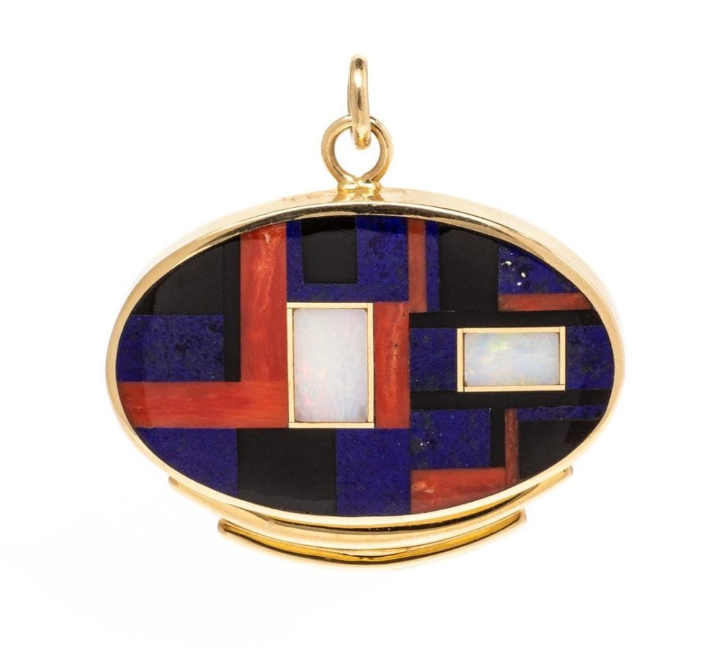 inlaid pendant