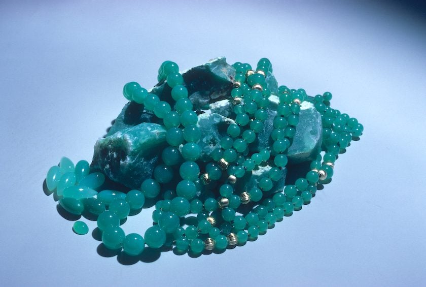 chrysoprase beads