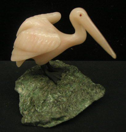 carved pelican