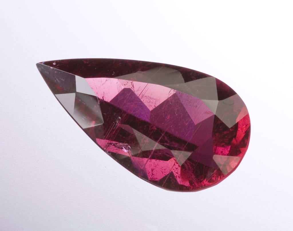 pear-cut rubellite - Nigeria