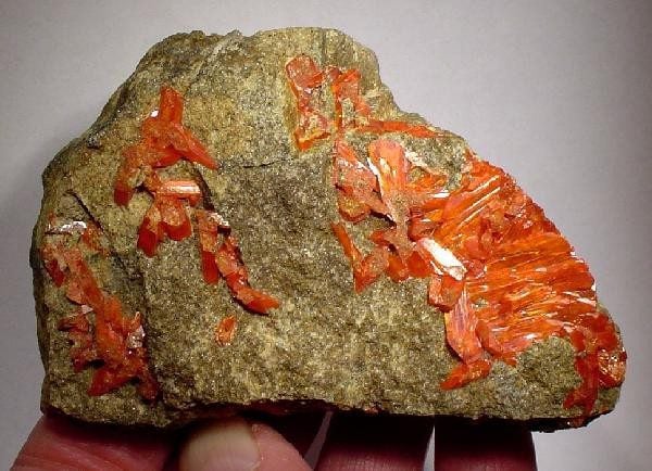 crocoite crystals - Russia