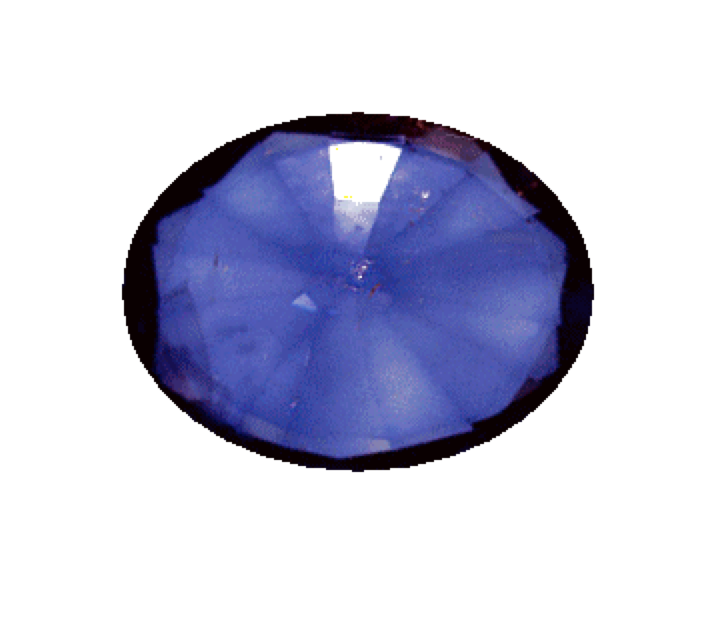diffusion treated gems - detail sapphire