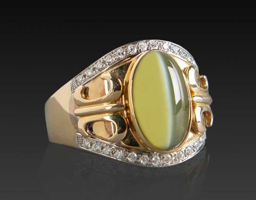 Cat's eye ring