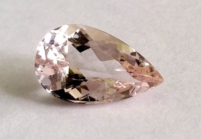 faceted morganite - Brazil