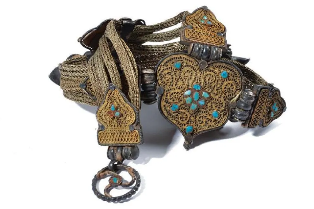 bridle with filigree and turquoises - Ottoman Empire