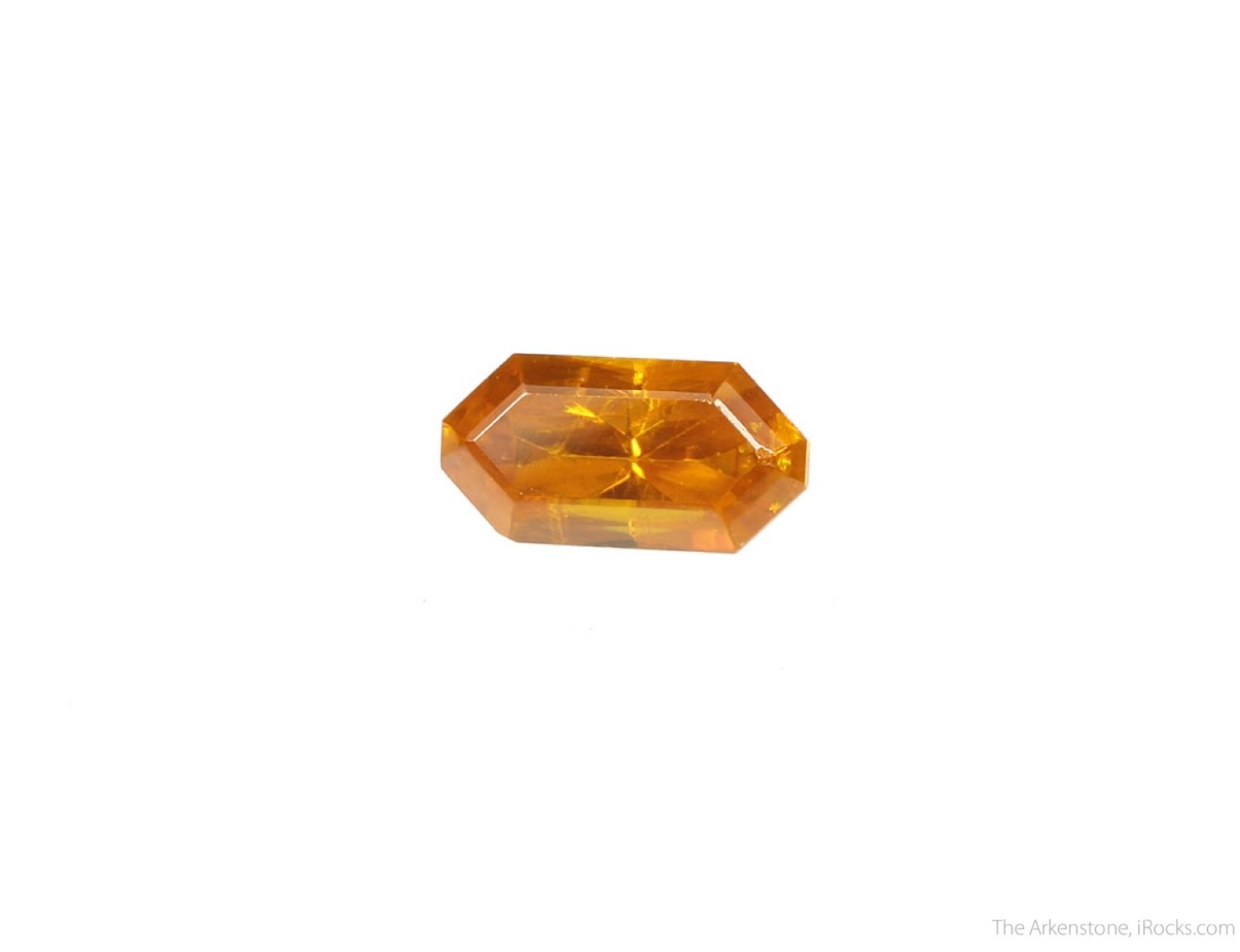 modified octagonal-cut wulfenite - Mexico