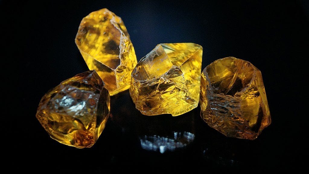 citrine rough - Brazil