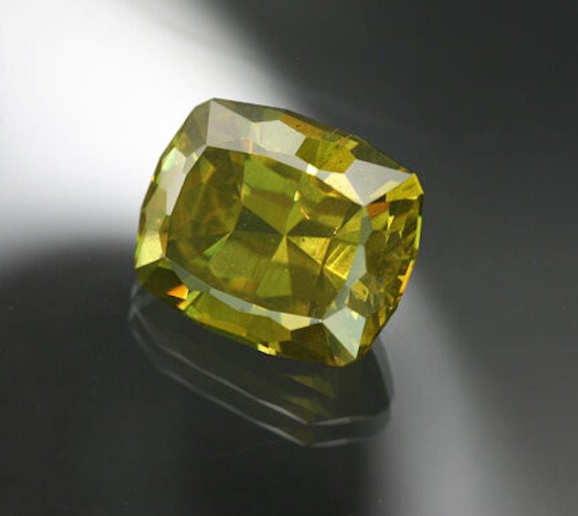 Cushion-cut sphalerite - Montana