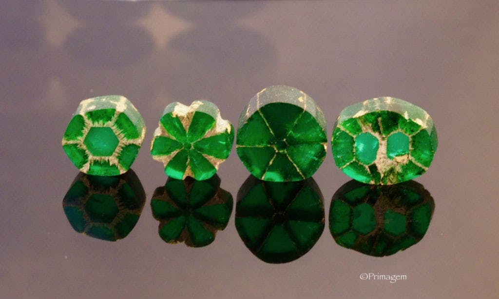Wilma Van Der Giessen Collection - trapiche emeralds