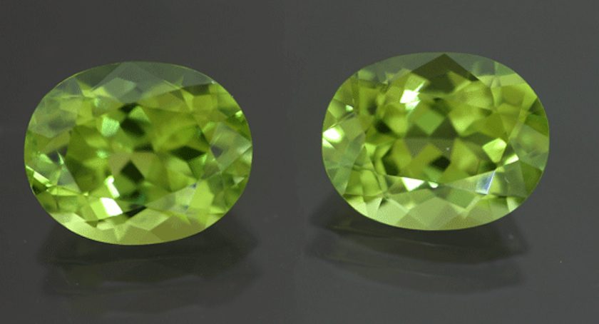 matched peridots - Pakistan