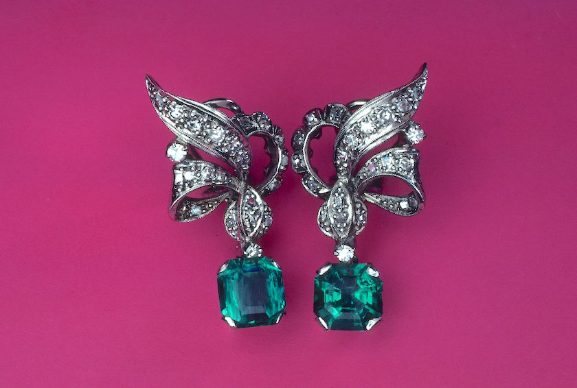 emerald earrings