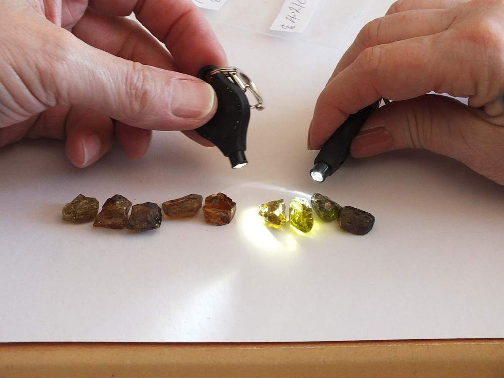 garnet buying - several colors