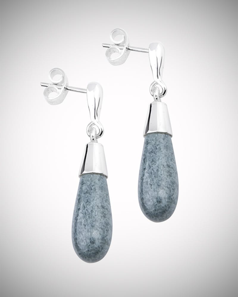 jade buying - blue jade drop earrings