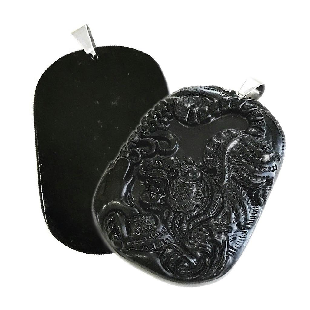 jade buying - carved black nephrite