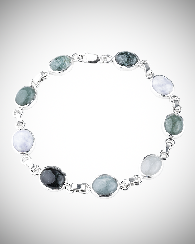 jade buying - multicolor jade bracelet