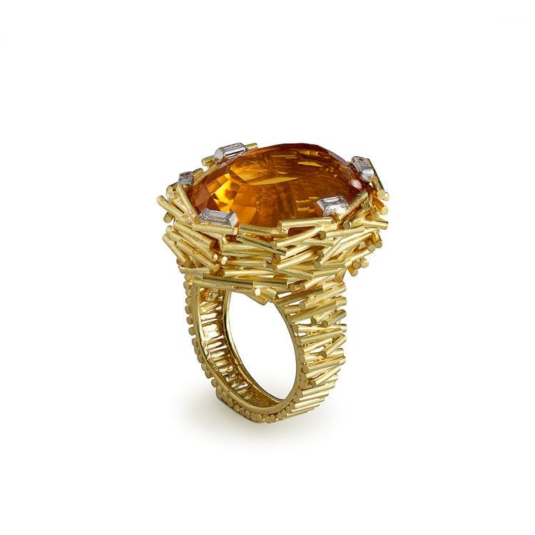 citrine buying - large citrine ring