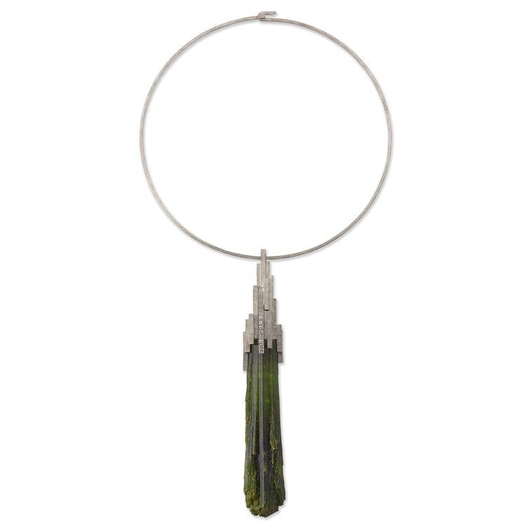 tourmaline crystal necklace