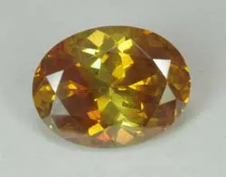 yellow gemstones - Sphalerite - Spain