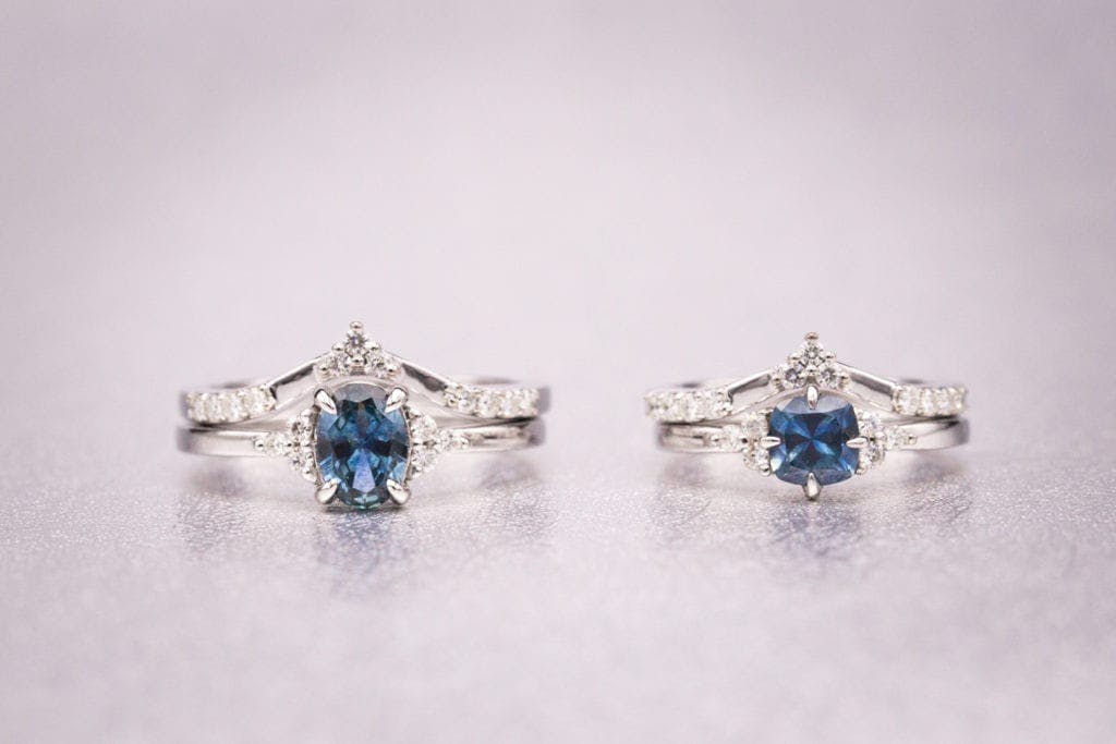 matching Sapphire rings