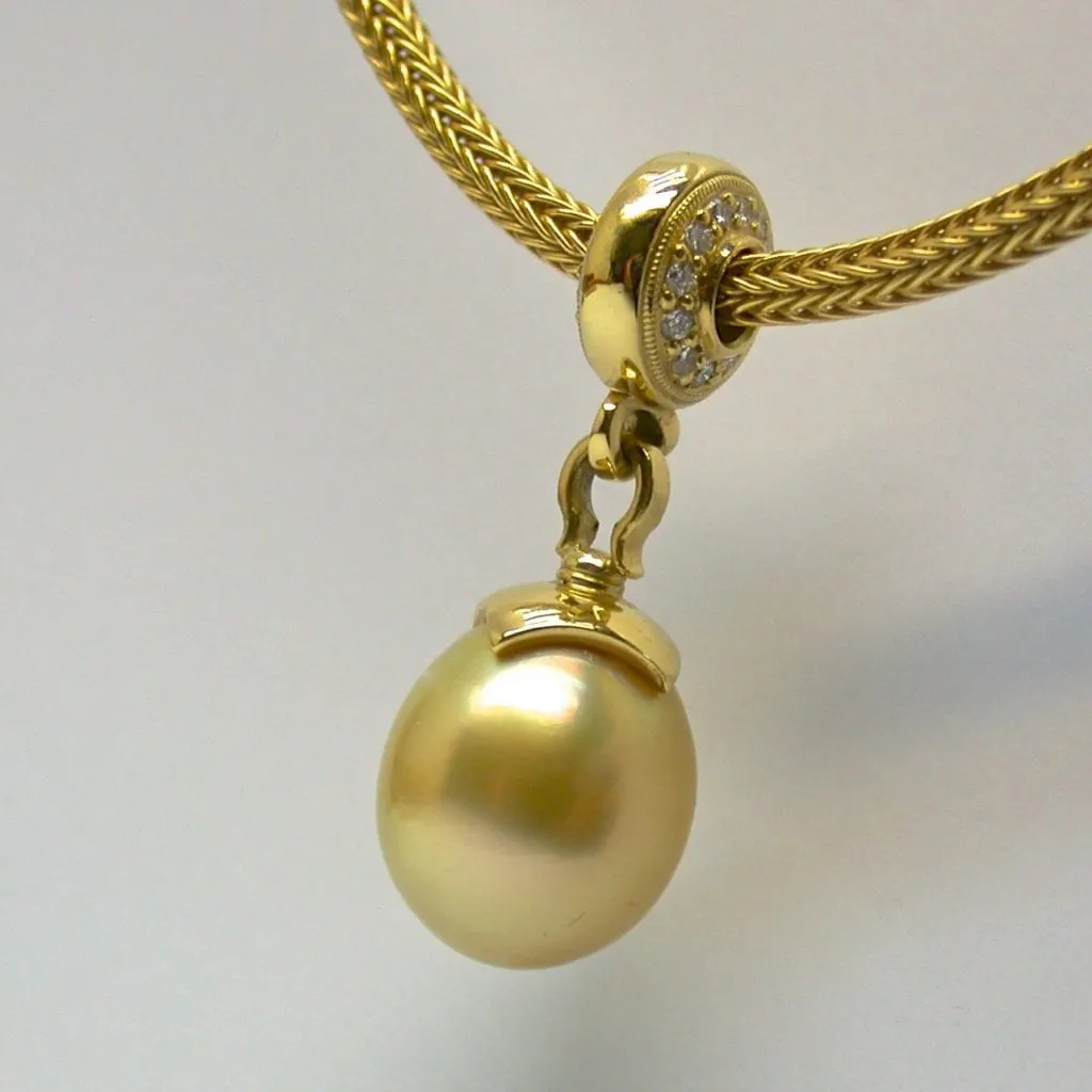 yellow gemstones - golden south sea pearl