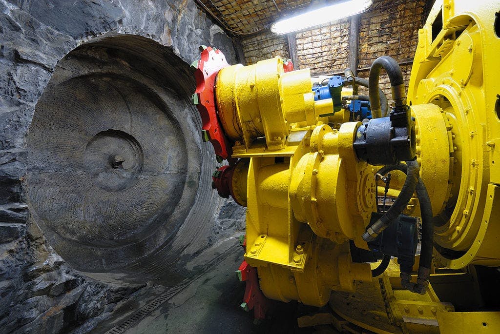 Coober Pedy - tunnel boring machine, Bochum Museum