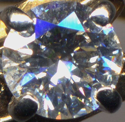 lapidary arts - faceted diamond