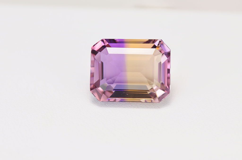 ametrine - amethyst and citrine quartz