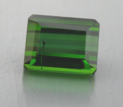 fancy gem cuts - emerald-cut tourmaline
