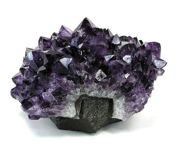 amethysts on matrix - Uruguay