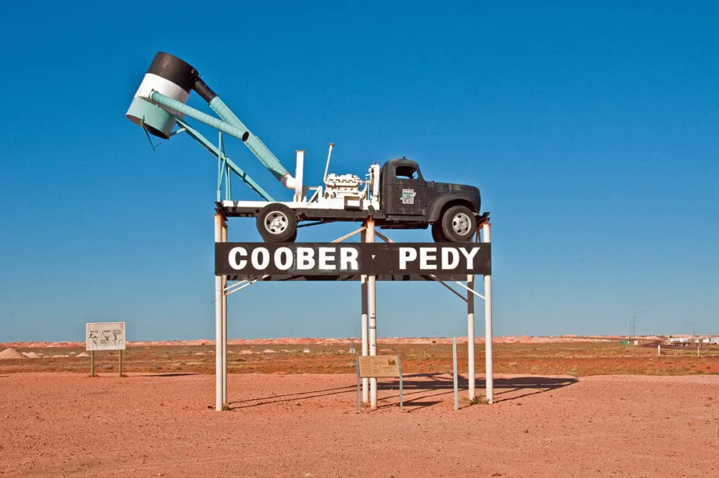 Coober Pedy - town sign