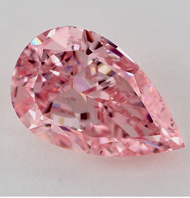 gemstone treatment survey results - HPHT pink diamond